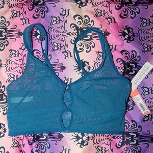 Colsie Sheer Blue/Teal bra